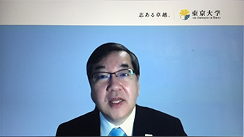 東京大学総長 五神真氏