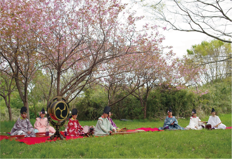 森で行われたイベントの様子